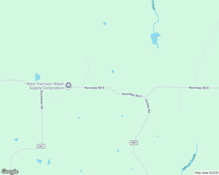 map of restaurants, bars, coffee shops, grocery stores, and more near 5594 Noonday Road East in Hallsville