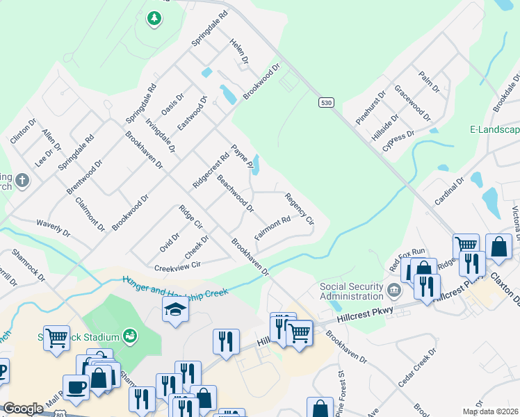 map of restaurants, bars, coffee shops, grocery stores, and more near 338 Regency Circle in Dublin