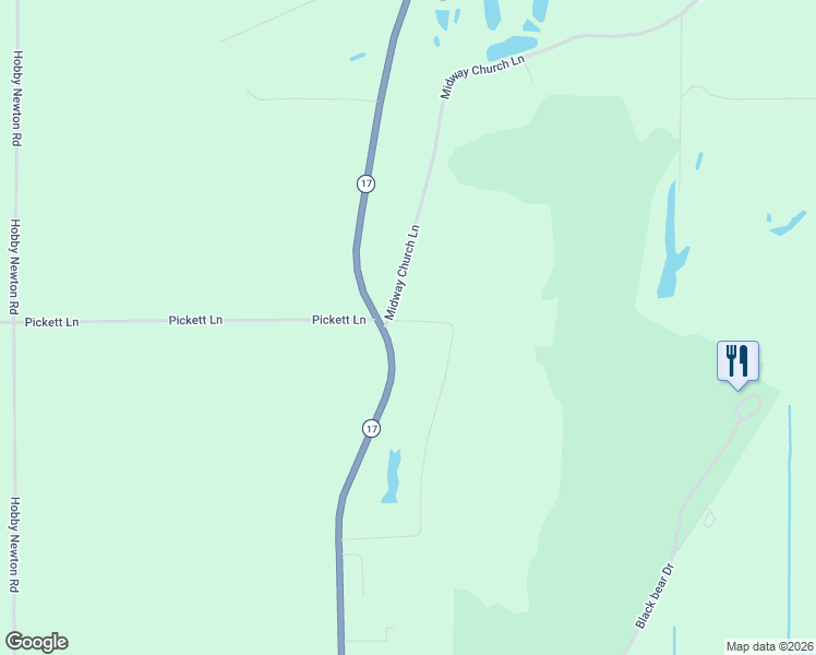 map of restaurants, bars, coffee shops, grocery stores, and more near 693 Midway Church Lane in Delhi