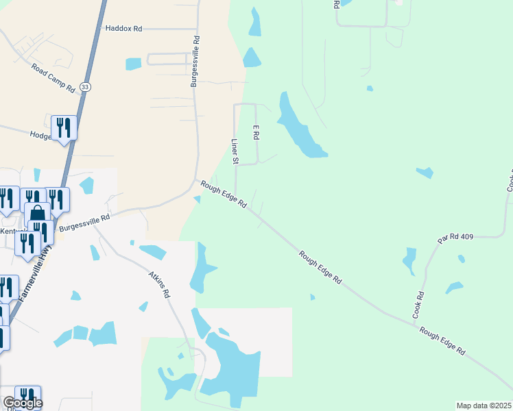 map of restaurants, bars, coffee shops, grocery stores, and more near 890 Par Road 408 in Ruston