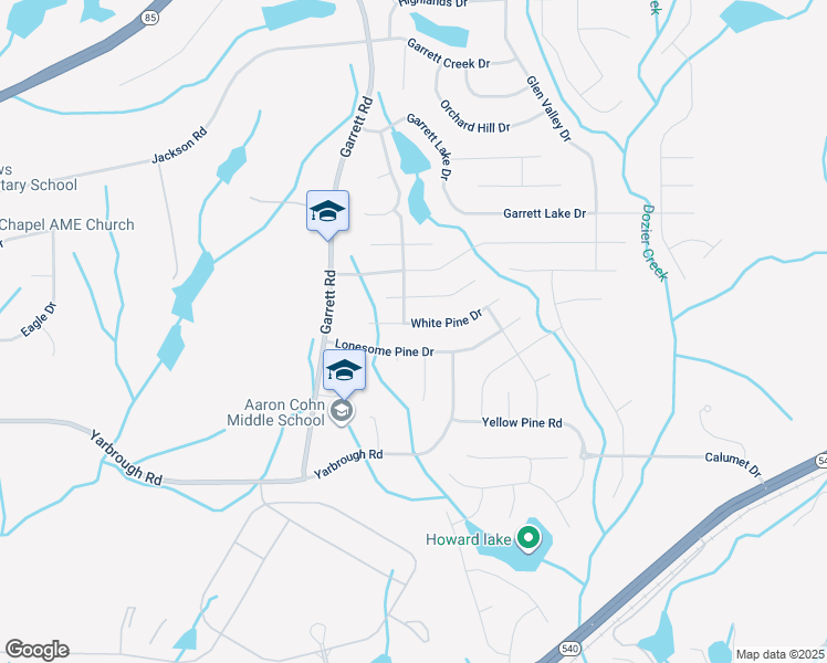 map of restaurants, bars, coffee shops, grocery stores, and more near 6025 White Pine Drive in Columbus