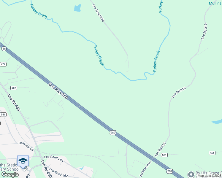 map of restaurants, bars, coffee shops, grocery stores, and more near in Smiths Station