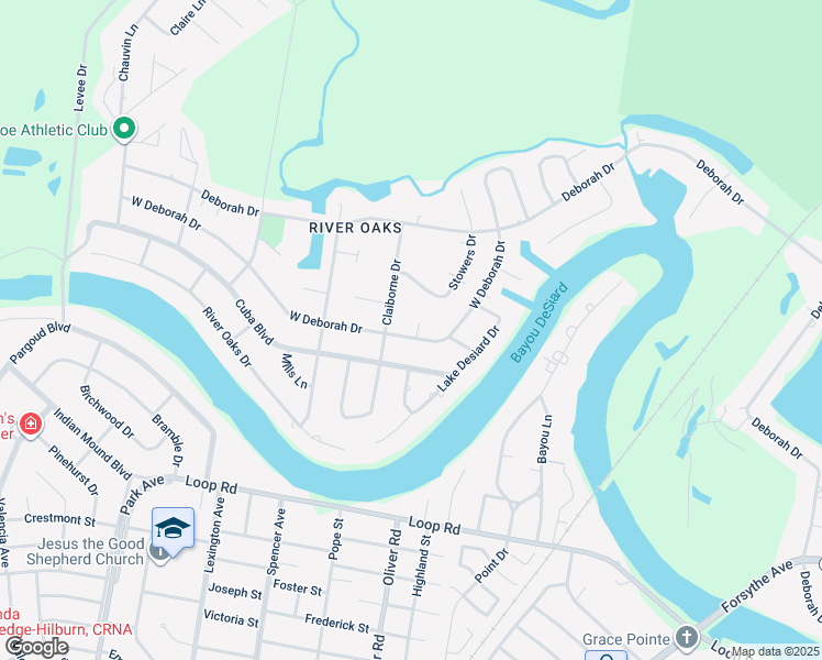 map of restaurants, bars, coffee shops, grocery stores, and more near 3105 West Deborah Drive in Monroe