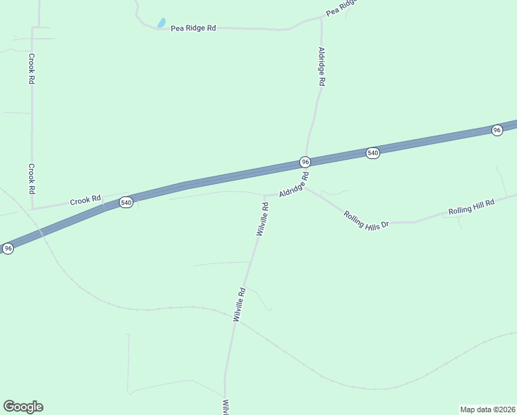 map of restaurants, bars, coffee shops, grocery stores, and more near 38 Wilville Road in Fort Valley