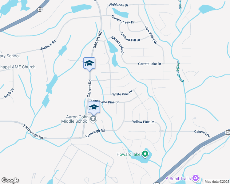 map of restaurants, bars, coffee shops, grocery stores, and more near 6025 White Pine Drive in Columbus