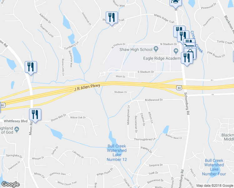 map of restaurants, bars, coffee shops, grocery stores, and more near 5526 Stubben Court in Columbus