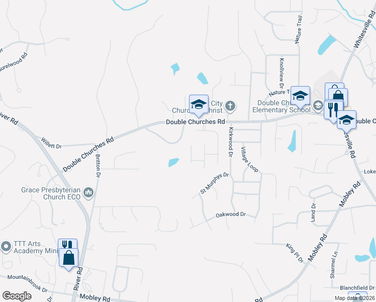 map of restaurants, bars, coffee shops, grocery stores, and more near 538 Old Double Churches Road in Columbus