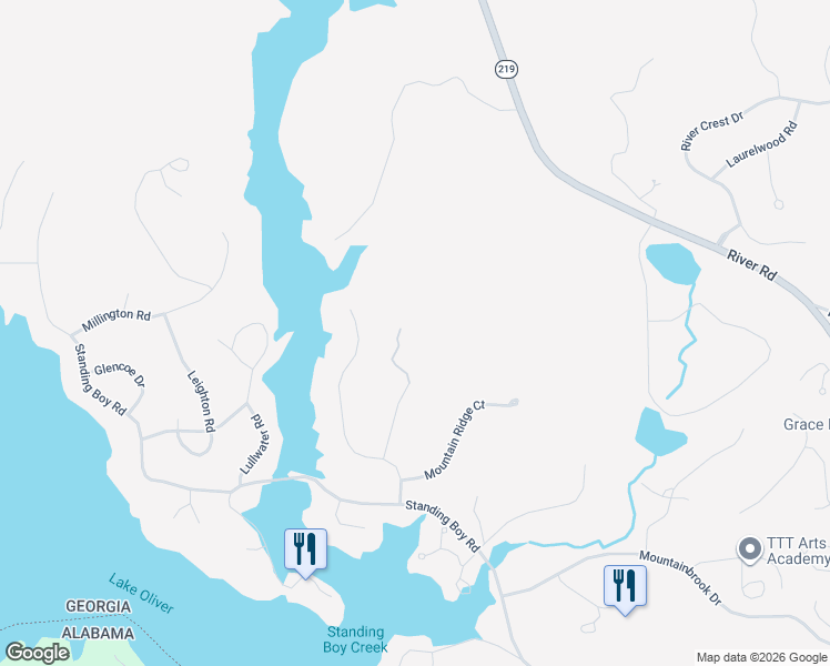 map of restaurants, bars, coffee shops, grocery stores, and more near 7209 Williams Hill Road in Columbus