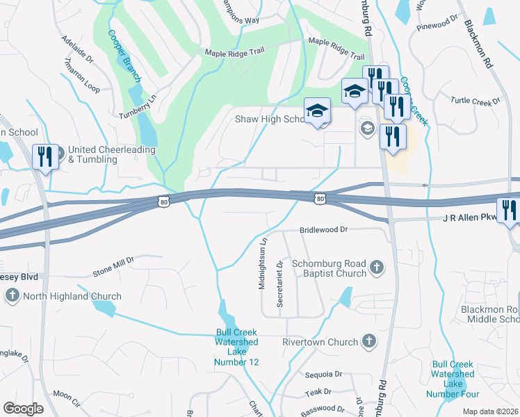 map of restaurants, bars, coffee shops, grocery stores, and more near 5549 Stubben Court in Columbus