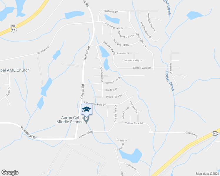 map of restaurants, bars, coffee shops, grocery stores, and more near 9023 Seedling Drive in Columbus