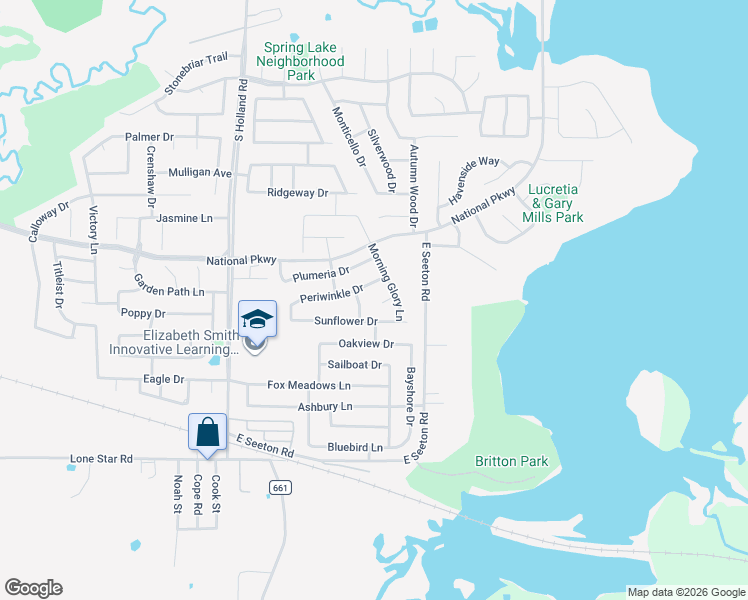 map of restaurants, bars, coffee shops, grocery stores, and more near 4700 Gladiola Court in Mansfield