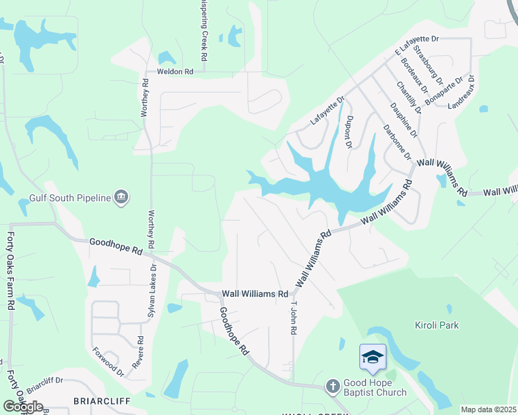 map of restaurants, bars, coffee shops, grocery stores, and more near 132 Kenny Ln in West Monroe