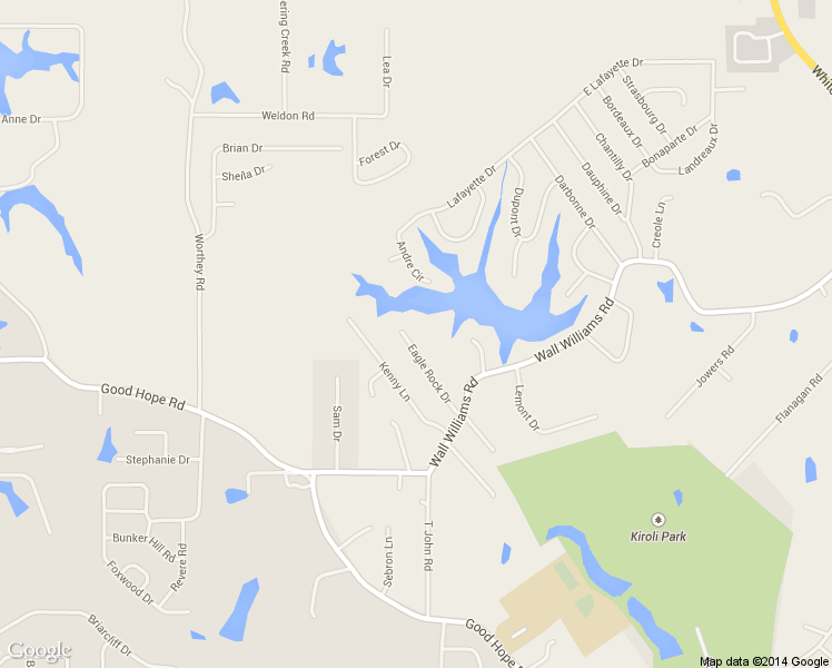 map of restaurants, bars, coffee shops, grocery stores, and more near 124 Eagle Rock Dr in West Monroe