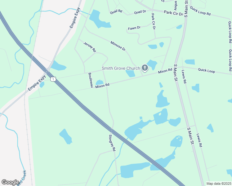 map of restaurants, bars, coffee shops, grocery stores, and more near 11 Stingray Road in Swainsboro