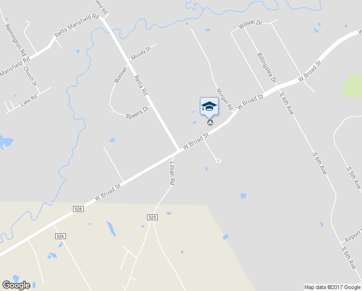 map of restaurants, bars, coffee shops, grocery stores, and more near 1378 West Broad Street in Mansfield