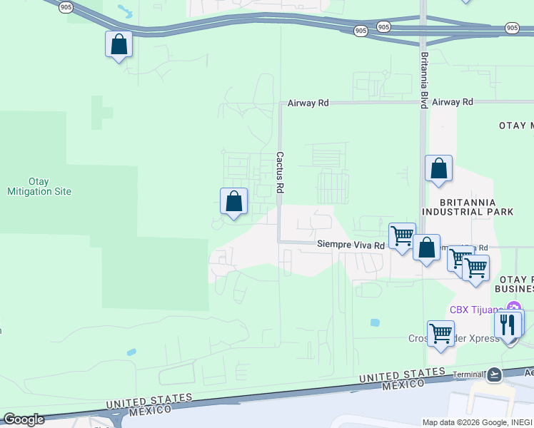 map of restaurants, bars, coffee shops, grocery stores, and more near 2538 Soaptree Drive in San Diego