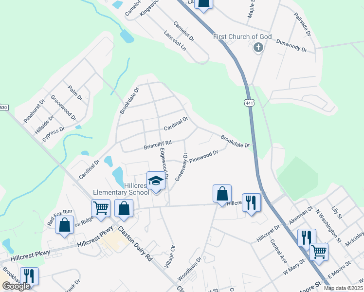 502 Briarcliff Road, Dublin GA Walk Score