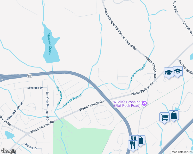 map of restaurants, bars, coffee shops, grocery stores, and more near 7255 Springbrook Drive in Columbus