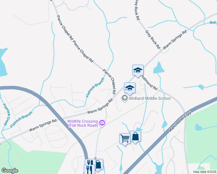 map of restaurants, bars, coffee shops, grocery stores, and more near 2584 Spring Chapel Road in Columbus