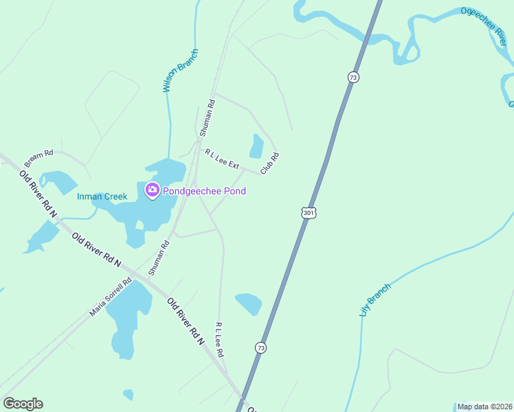 map of restaurants, bars, coffee shops, grocery stores, and more near 358 Club Road in Statesboro