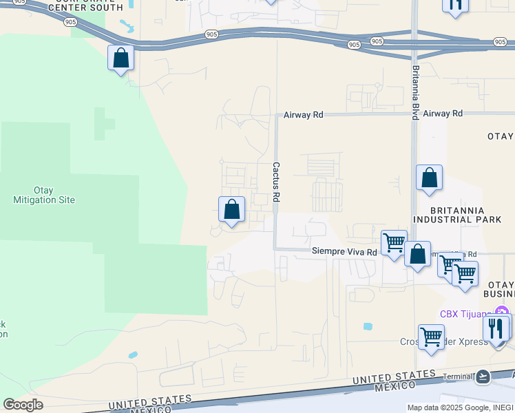 map of restaurants, bars, coffee shops, grocery stores, and more near 2240 Cactus Road in San Diego