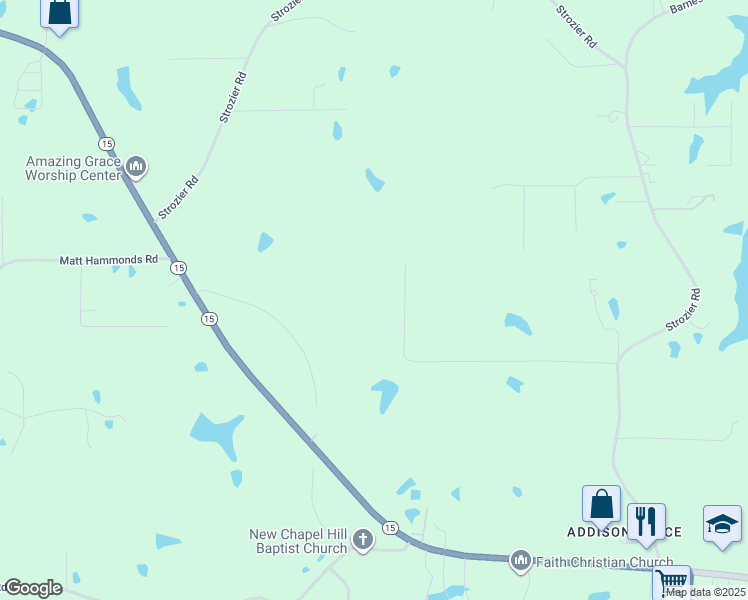 map of restaurants, bars, coffee shops, grocery stores, and more near 189 Barnard Rd in West Monroe