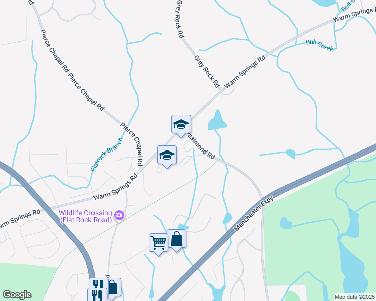 map of restaurants, bars, coffee shops, grocery stores, and more near 7373 Psalmond Road in Columbus
