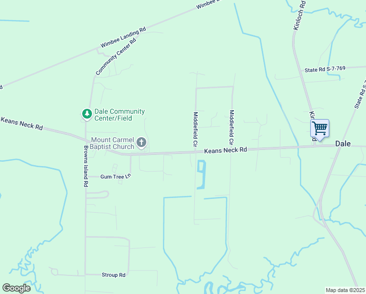 map of restaurants, bars, coffee shops, grocery stores, and more near 412 Keans Neck Road in Seabrook