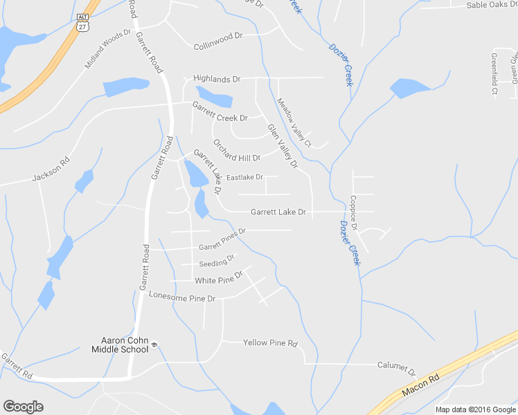 map of restaurants, bars, coffee shops, grocery stores, and more near 9165 Garrett Lake Drive in Columbus