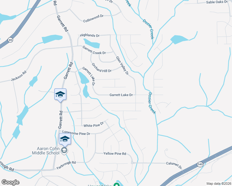 map of restaurants, bars, coffee shops, grocery stores, and more near 9169 Garrett Lake Drive in Columbus