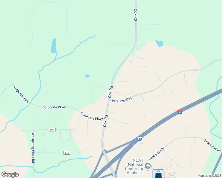 map of restaurants, bars, coffee shops, grocery stores, and more near 2762 Cox Road in Auburn