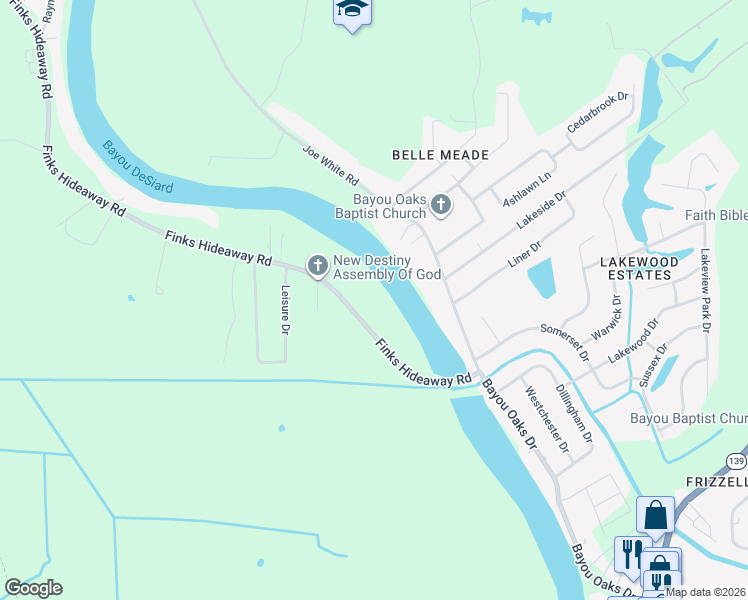 map of restaurants, bars, coffee shops, grocery stores, and more near 1411 Finks Hideaway Rd in Monroe