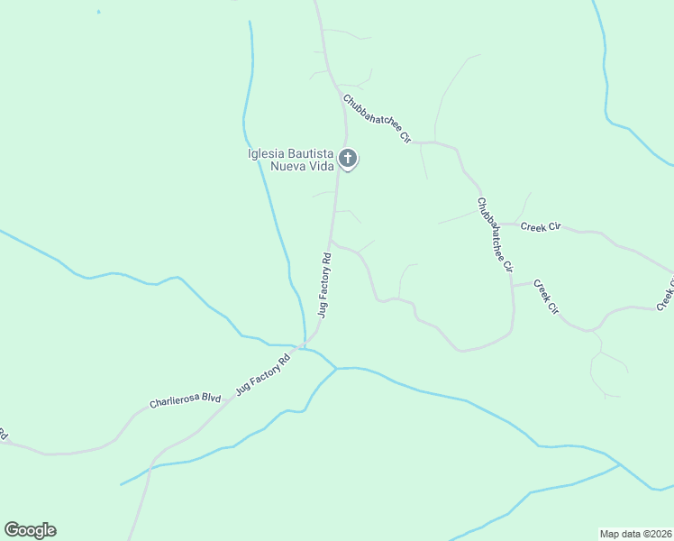 map of restaurants, bars, coffee shops, grocery stores, and more near 1287-1295 Chubbahatchee Circle in Wetumpka