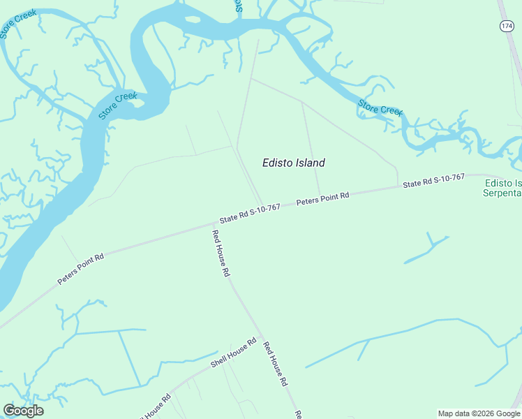 map of restaurants, bars, coffee shops, grocery stores, and more near in Edisto Island