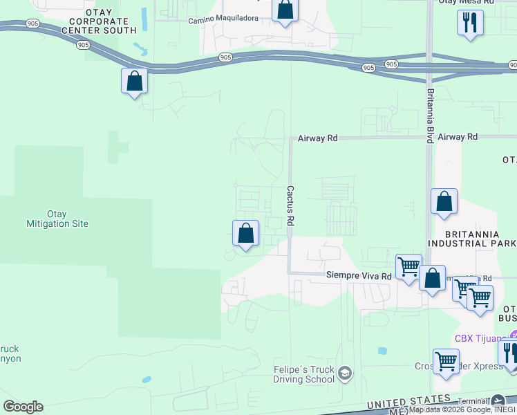 map of restaurants, bars, coffee shops, grocery stores, and more near 2252 Acara Circle in San Diego
