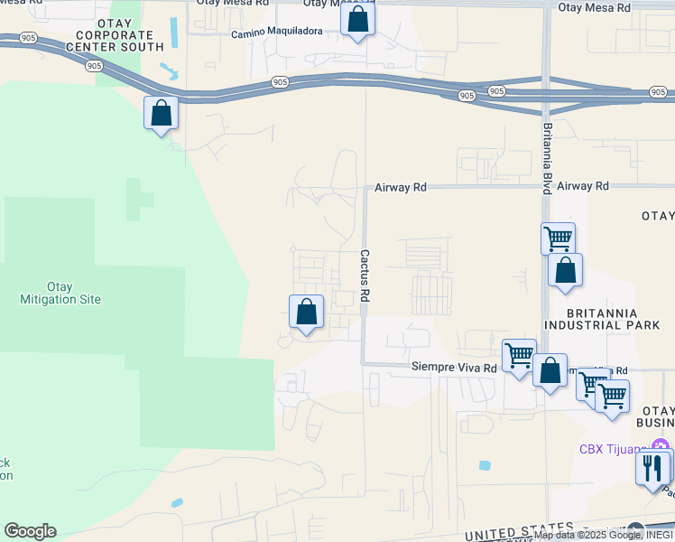 map of restaurants, bars, coffee shops, grocery stores, and more near 2402 Cascalote Loop in San Diego