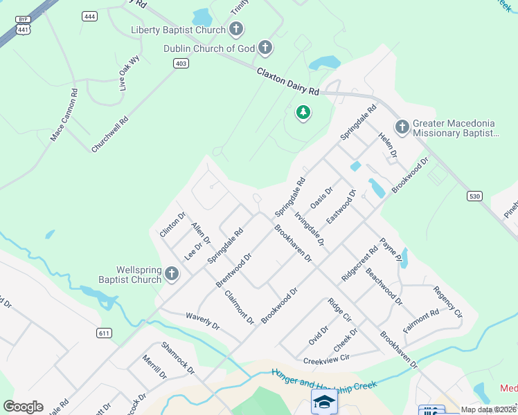 map of restaurants, bars, coffee shops, grocery stores, and more near 104 Westchester Drive in Dublin