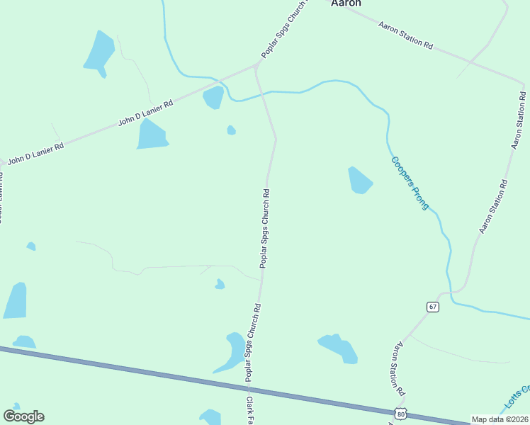 map of restaurants, bars, coffee shops, grocery stores, and more near Poplar Springs Church Road in Twin City