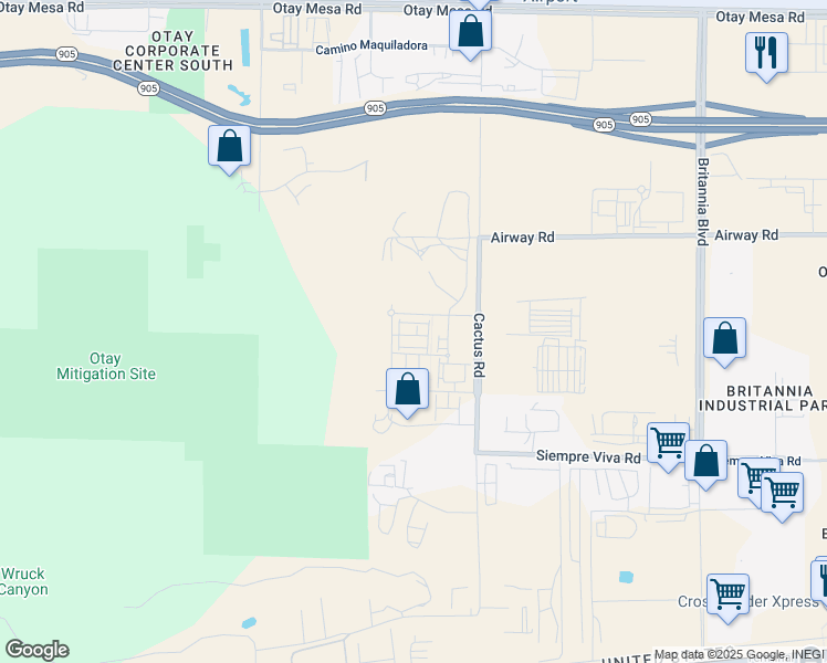 map of restaurants, bars, coffee shops, grocery stores, and more near 2117 Acara Circle in San Diego