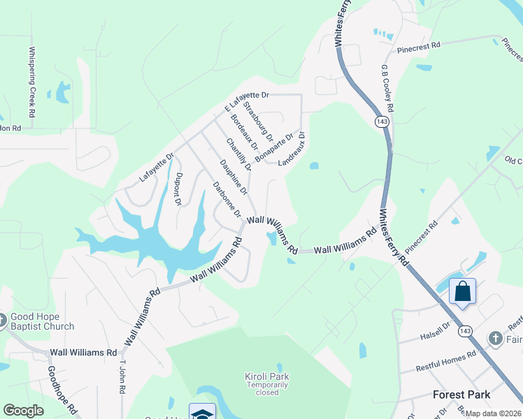 map of restaurants, bars, coffee shops, grocery stores, and more near 105 Creole Lane in West Monroe