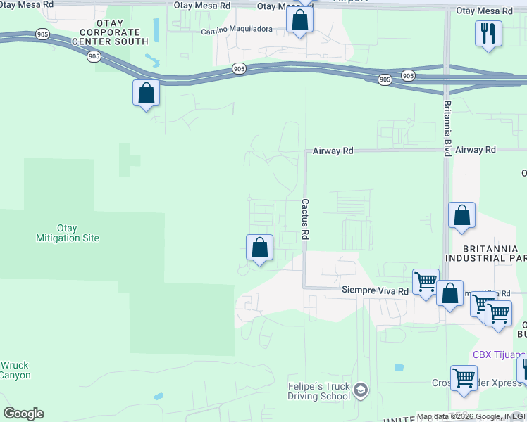 map of restaurants, bars, coffee shops, grocery stores, and more near 2121 Acara Circle in San Diego