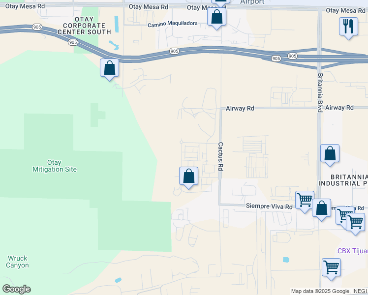 map of restaurants, bars, coffee shops, grocery stores, and more near 2111 Acara Circle in San Diego