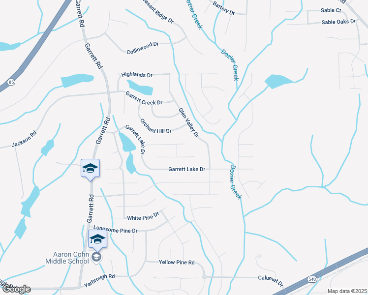 map of restaurants, bars, coffee shops, grocery stores, and more near 9036 Eastlake Drive in Columbus