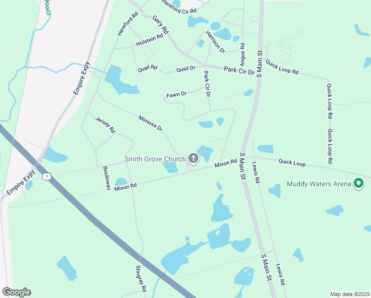map of restaurants, bars, coffee shops, grocery stores, and more near 13 Mimosa Drive in Swainsboro