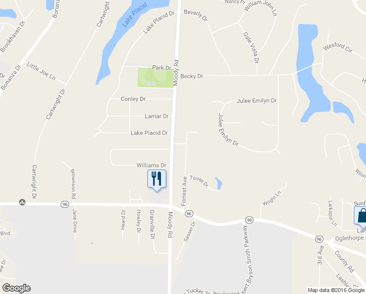 map of restaurants, bars, coffee shops, grocery stores, and more near 135 Forest Avenue in Bonaire