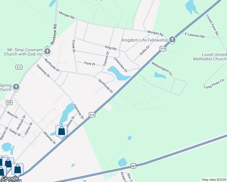 map of restaurants, bars, coffee shops, grocery stores, and more near 804 Wrightsville Avenue in East Dublin
