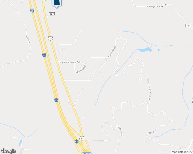 map of restaurants, bars, coffee shops, grocery stores, and more near 122 Laurel Hill Drive in Prattville