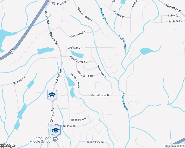 map of restaurants, bars, coffee shops, grocery stores, and more near 8037 Orchard Hill Drive in Columbus
