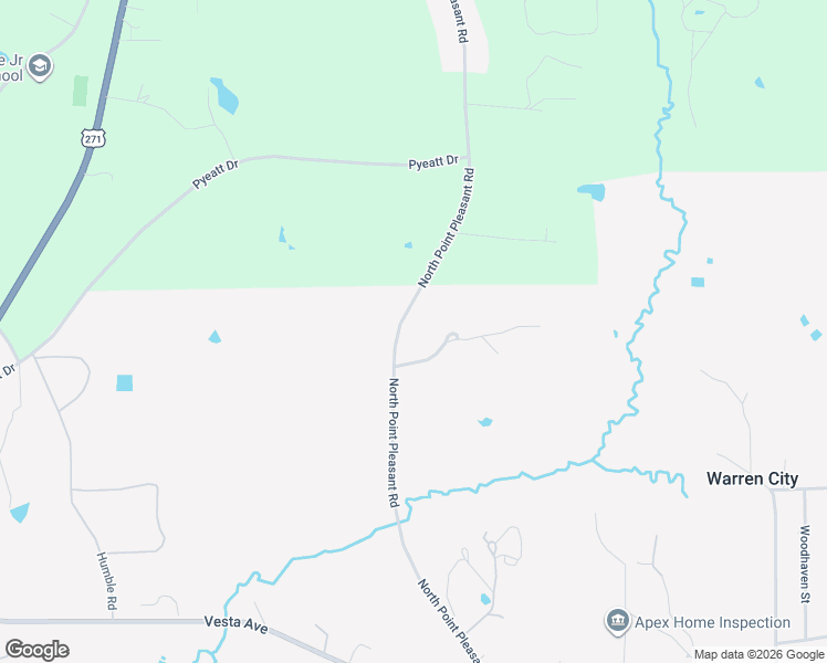map of restaurants, bars, coffee shops, grocery stores, and more near 4059 North Point Pleasant Road in Gladewater