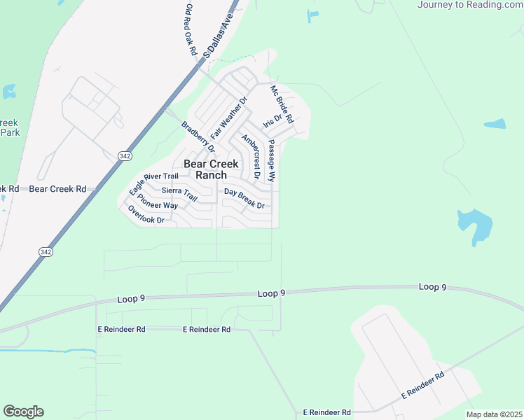 map of restaurants, bars, coffee shops, grocery stores, and more near 4 Day Break Drive in Lancaster
